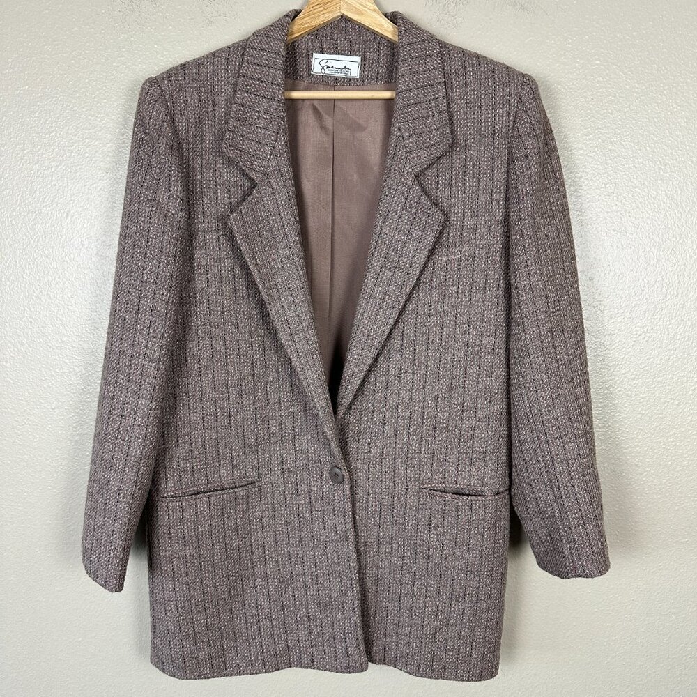 Givenchy Blazer Jacket Single Breasted Longline W… - image 3